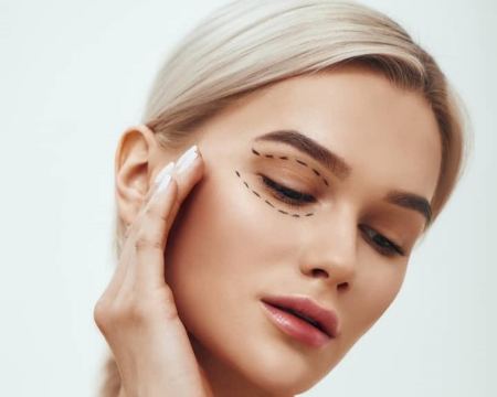 ترکیب جراحی لیفت شقیقه و بلفاروپلاستی