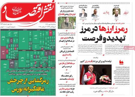 تیتر روزنامه ها،روزنامه های سیاسی و اقتصادی