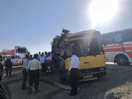تصادف اتوبوس دانشجویان در سرخه،اخبار حوادث،خبرهای حوادث