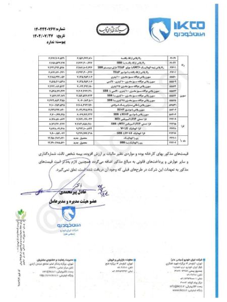 قیمت جدید محصولات ایران خودرو،اخبار بازار خودرو،خبرهای بازار خودرو قیمت جدید محصولات ایران خودرو،اخبار بازار خودرو،خبرهای بازار خودرو