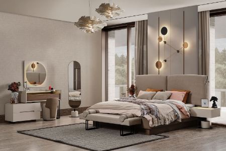 چیدمان تخت خواب مدرن چیدمان تخت خواب مدرن