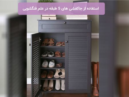 استفاده از جاکفشی های ۵ طبقه