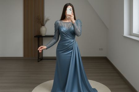 استایل جذاب برای مهمانیها با لباس مجلسی زنانه استایل جذاب برای مهمانیها با لباس مجلسی زنانه