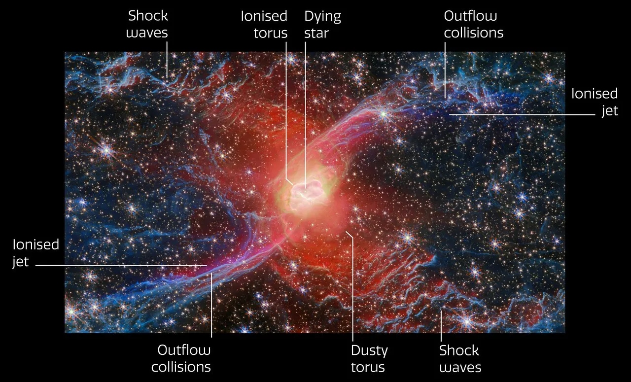 مرگ یک ستاره در سحابی سرخ،اخبار علمی،خبرهای علمی مرگ یک ستاره در سحابی سرخ،اخبار علمی،خبرهای علمی