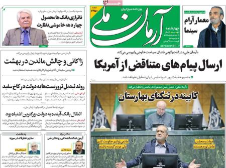 تیتر روزنامه ها،روزنامه های سیاسی و اقتصادی