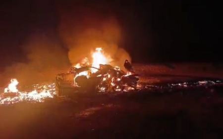 تصادف وانت سوخت‌بر حامل بنزین قاچاق در کرمان،اخبار حوادث،خبرهای حوادث