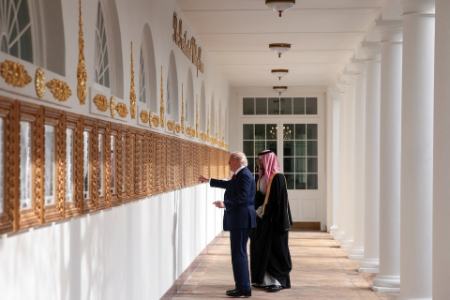 عکس خبری،بن سلمان و ترامپ