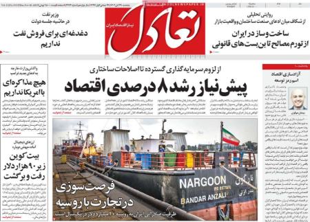 تیتر روزنامه ها،روزنامه های سیاسی و اقتصادی