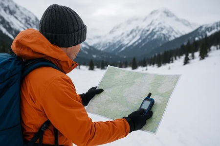 مسیریابی در کوهنوردی زمستانی