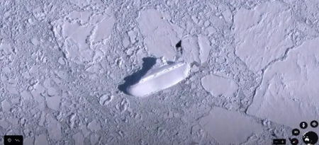  تصویری مرموز از قطب جنوب,اخبار علمی ,خبرهای علمی 