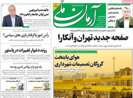 تیتر روزنامه ها،روزنامه های سیاسی و اقتصادی