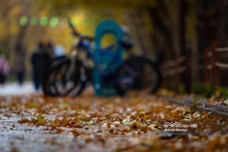 عکس خبری،باران پاییزی در اصفهان