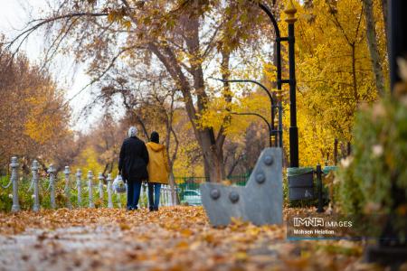 عکس خبری،باران پاییزی در اصفهان