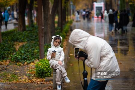 عکس خبری،باران پاییزی در اصفهان