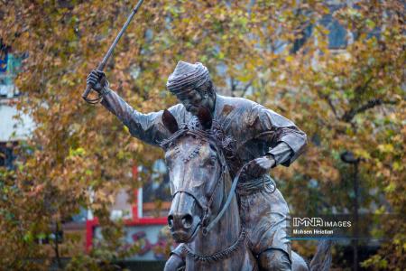 عکس خبری،باران پاییزی در اصفهان