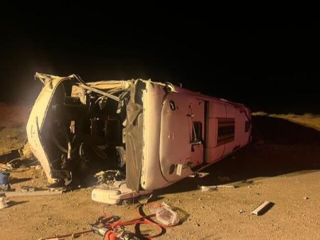 واژگونی اتوبوس در نطنز،اخبار حوادث،خبرهای حوادث واژگونی اتوبوس در نطنز،اخبار حوادث،خبرهای حوادث