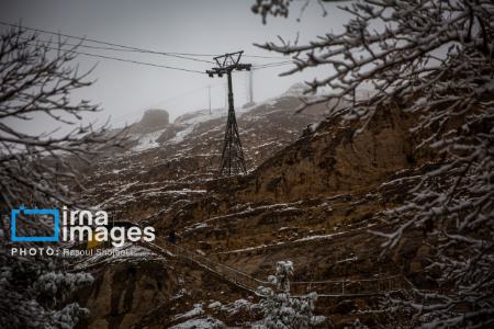 عکس خبری،بارش برف پاییزی در اصفهان