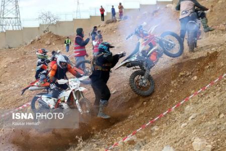 عکس خبری،مسابقات موتورسواری بانوان