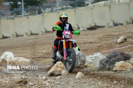 عکس خبری،مسابقات موتورسواری بانوان