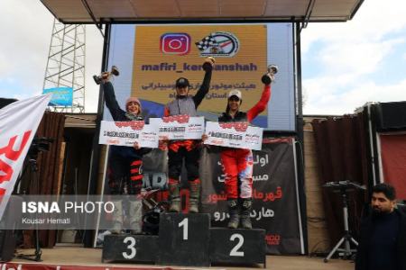 عکس خبری،مسابقات موتورسواری بانوان