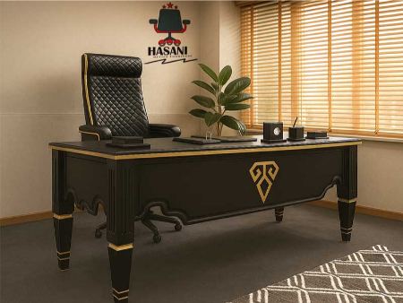 میز مدیریت مدرن مدل الماس