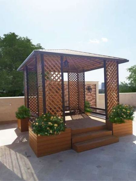 کاربردهای چوب پلاست در ساخت روف گاردن