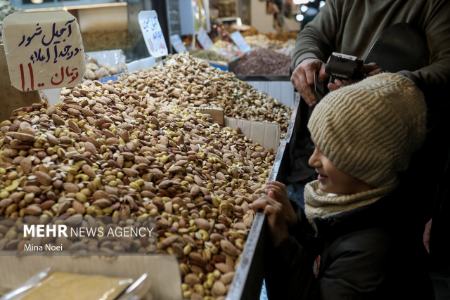 عکس خبری،خلوتی بازار تبریز در شب یلدا