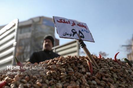 عکس خبری،خلوتی بازار تبریز در شب یلدا