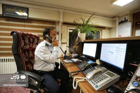 عکس خبری،شب یلدای آتش‌نشان‌ها در همدان