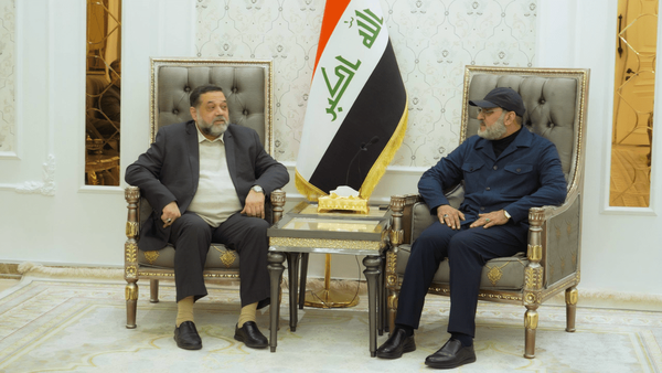 دیدار رهبران حماس با دبیرکل کتائب سیدالشهداء عراق،اخبار بین الملل،خبرهای بین الملل