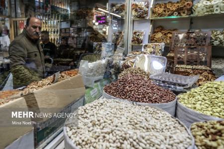 عکس خبری،خلوتی بازار تبریز در شب یلدا