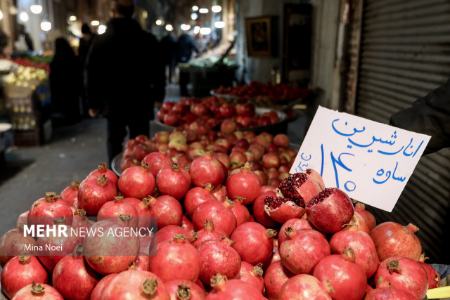 عکس خبری،خلوتی بازار تبریز در شب یلدا