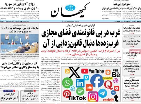 تیتر روزنامه ها،روزنامه های سیاسی و اقتصادی