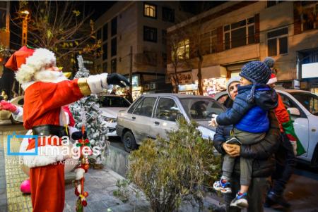عکس خبری،خرید شب کریسمس و بابانوئل در تهران