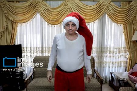 عکس خبری،خرید شب کریسمس و بابانوئل در تهران