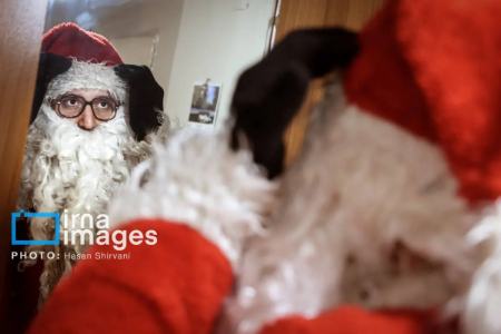 عکس خبری،خرید شب کریسمس و بابانوئل در تهران