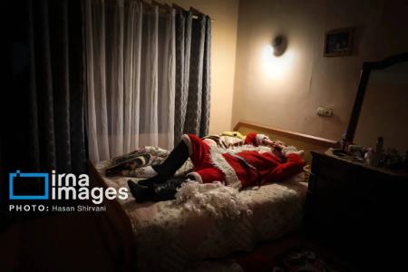 عکس خبری،خرید شب کریسمس و بابانوئل در تهران