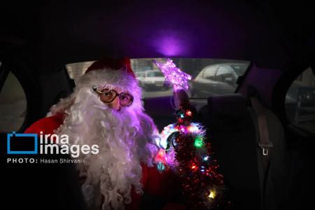 عکس خبری،خرید شب کریسمس و بابانوئل در تهران