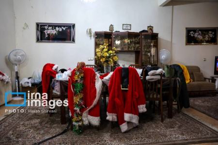 عکس خبری،خرید شب کریسمس و بابانوئل در تهران