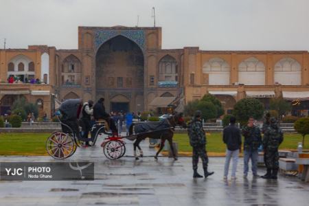 عکس خبری،هوای بارانی اصفهان