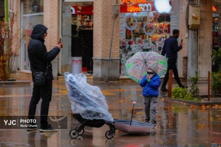 عکس خبری،هوای بارانی اصفهان