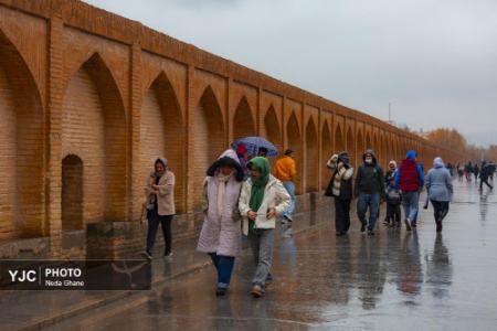 عکس خبری،هوای بارانی اصفهان