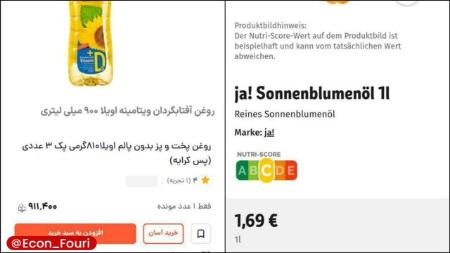 روغن آفتابگردان،اخبار اقتصادی،خبرهای اقتصادی