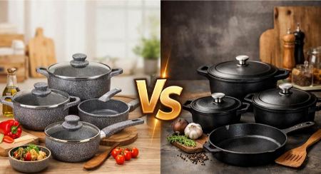 سرویس قابلمه گرانیتی یا چدن؟ کدام بهتر است؟