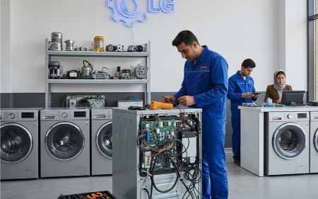 مایندگی تعمیر لباسشویی ال جی در تبریز