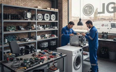 تعمیر لباسشویی ال جی