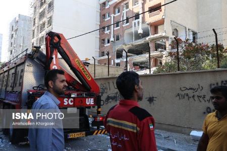 عکس خبری،انفجار مجتمع مسکونی در بندرعباس