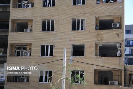 عکس خبری،انفجار مجتمع مسکونی در بندرعباس