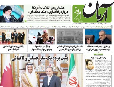 تیتر روزنامه ها،روزنامه های سیاسی و اقتصادی
