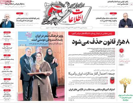 تیتر روزنامه ها،روزنامه های سیاسی و اقتصادی
